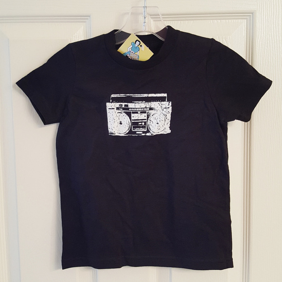 BOOMBOX Tee Shirt NWT 4T Black SlickSugar - Picture 1 of 4